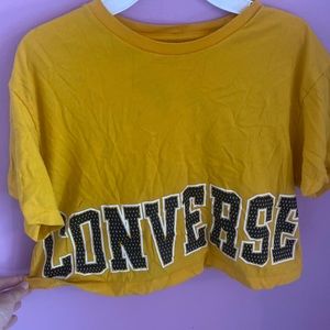 Converse yellow cropped top -M
